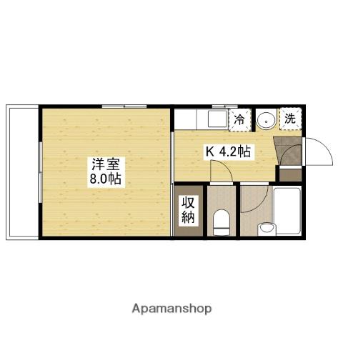 サニーコーポ武田Ⅰ(1K/1階)の間取り写真