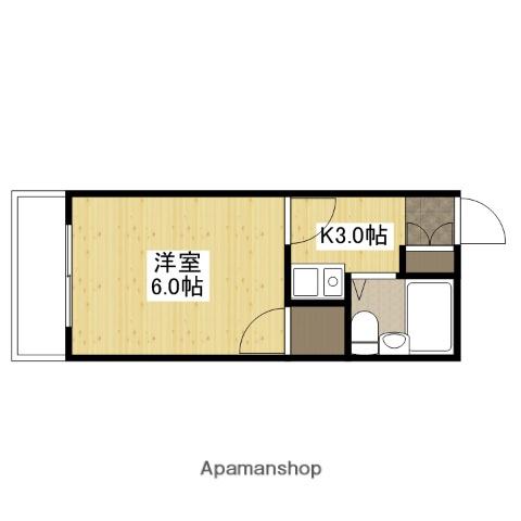 HOUSE459(1K/5階)の間取り写真