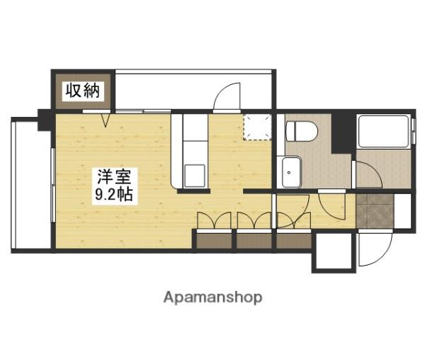 ユーアイビル高取(ワンルーム/3階)の間取り写真