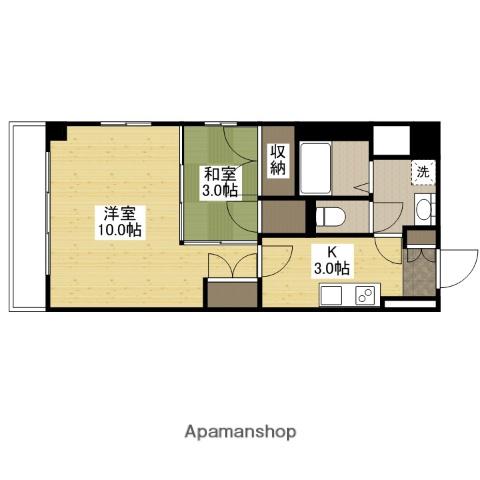 エイトバレー26(2K/2階)の間取り写真