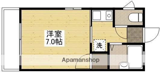 Jコーポ(1K/1階)の間取り写真