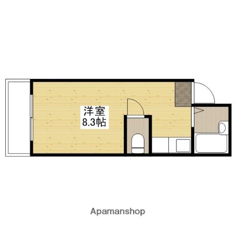 シリウス東平塚(ワンルーム/4階)の間取り写真