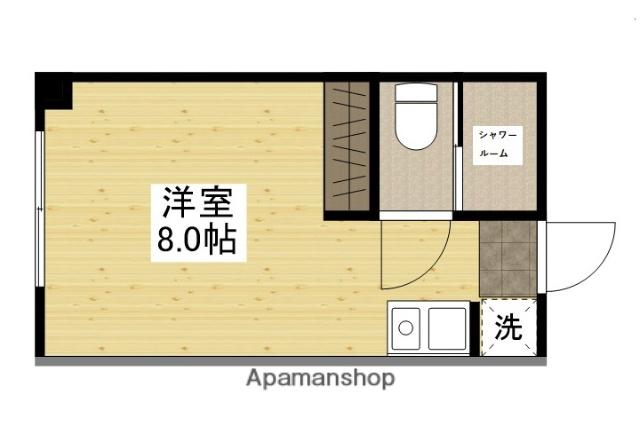 メゾン香川(ワンルーム/3階)の間取り写真
