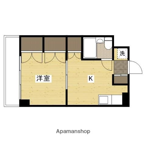 グレース天満(1K/3階)の間取り写真