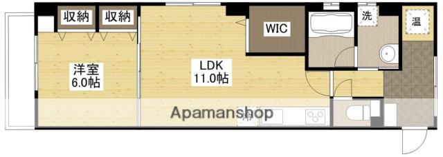 NSRⅧ(1LDK/3階)の間取り写真