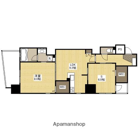 ヴィラ博丈(1SLDK/10階)の間取り写真