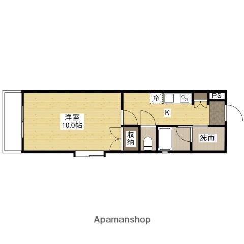 ラメール舟入(1K/7階)の間取り写真