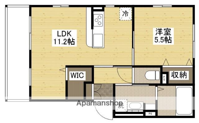 COSTA.FELICE(1LDK/1階)の間取り写真