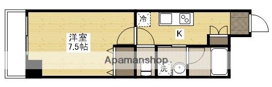 PABLO観音本町1(1K/2階)の間取り写真