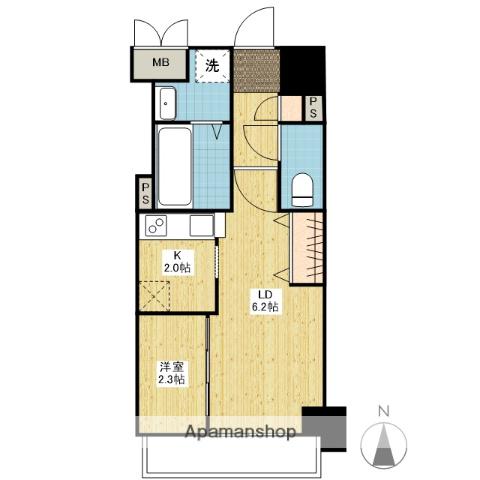 月光鎮守府(1LDK/6階)の間取り写真