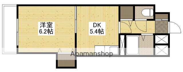 リバーサイド堺町(1DK/3階)の間取り写真