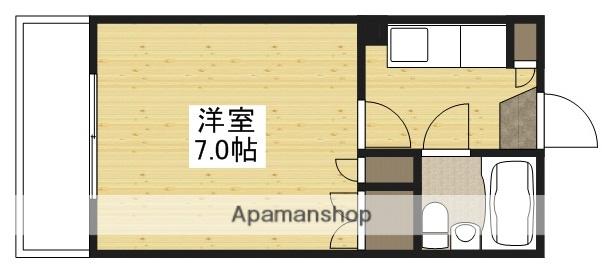 第3松岡ビル(1K/3階)の間取り写真