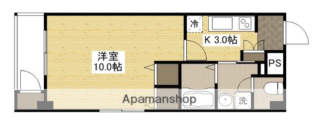 パラソーレ大手町(1K/5階)の間取り写真