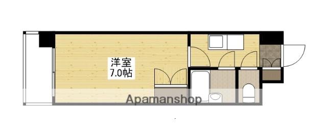 ピアーチェ住吉(1K/6階)の間取り写真