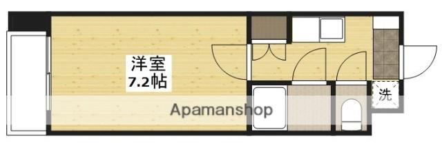 ARCナカシマ弐番館(1K/4階)の間取り写真