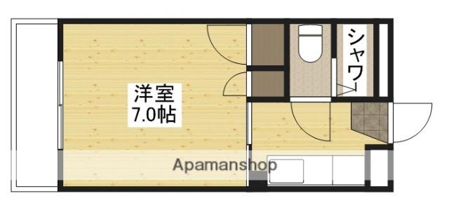 第3松岡ビル(1K/4階)の間取り写真