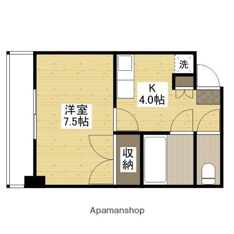 アベニュー牛田新町(1K/2階)の間取り写真