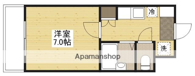 ヴィベーレフォルテ(1K/3階)の間取り写真