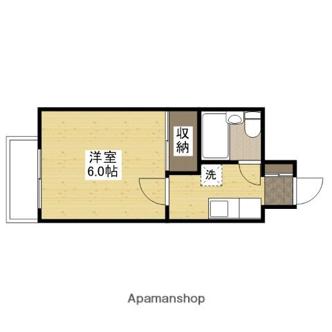 A1ビル(1DK/2階)の間取り写真