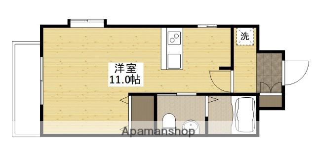 FKJ十日市ビル(ワンルーム/8階)の間取り写真