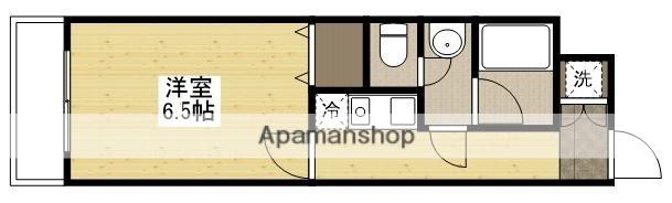スターライツ北斗(1K/4階)の間取り写真