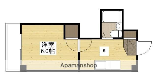 ハーシオンフルタⅠ(1K/7階)の間取り写真