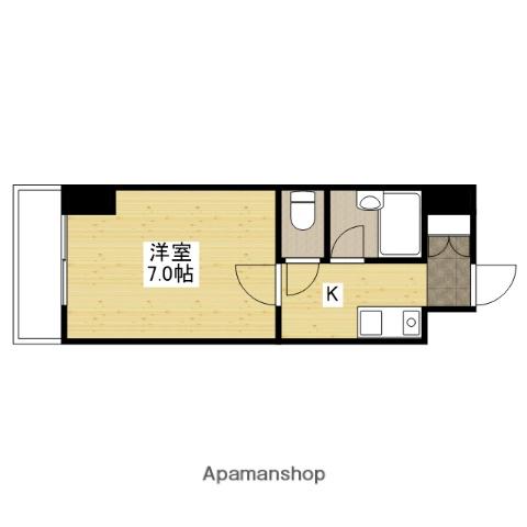 Fビル井口(1K/2階)の間取り写真