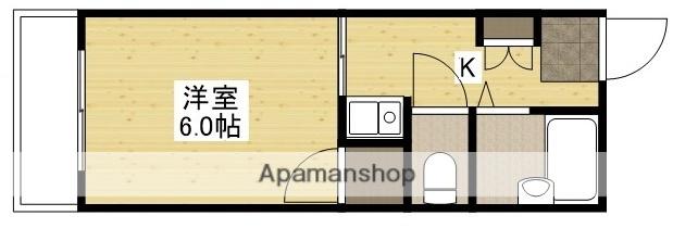 芦屋ビレッジ(1K/3階)の間取り写真