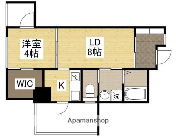 DOMANI上東雲(1LDK/3階)の間取り写真
