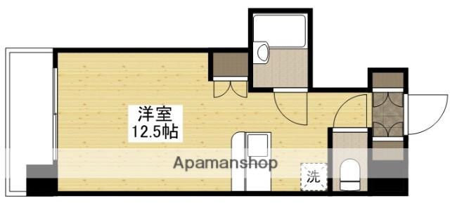 GYビル(ワンルーム/6階)の間取り写真