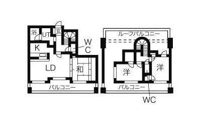 ダイアパレス毘沙門台駅前(3LDK/4階)の間取り写真