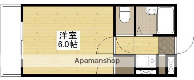 ポルタ東雲(1K/2階)の間取り写真