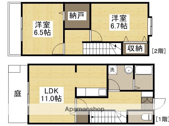 フローラ(2SLDK)の間取り写真