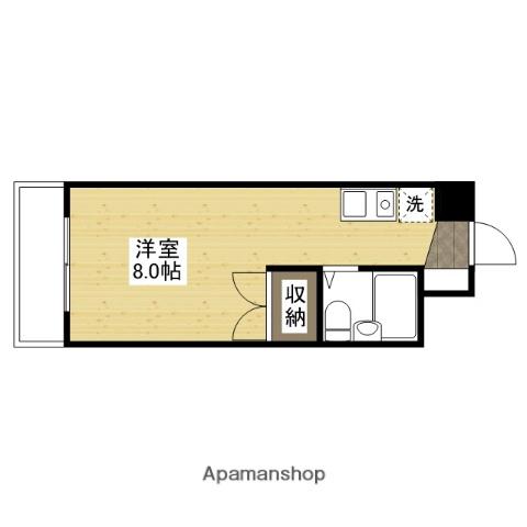 クレスト曽根(ワンルーム/1階)の間取り写真