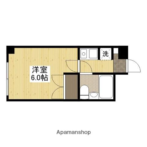 リバーサイド吉島(1K/2階)の間取り写真