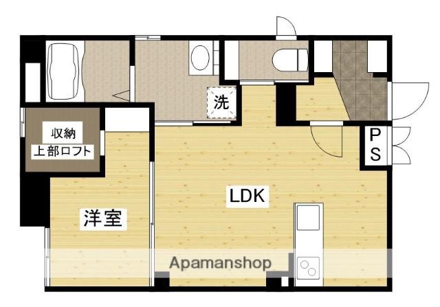 D-RESOOT.イースト(1LDK/1階)の間取り写真