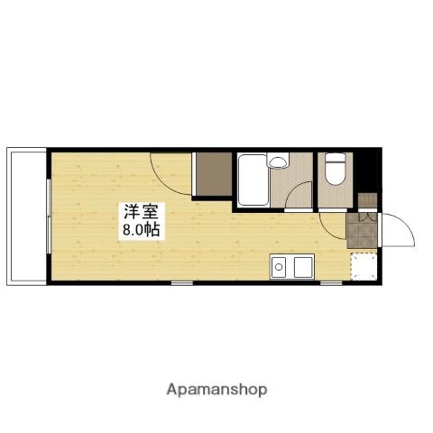 田中興産第10ビル(ワンルーム/1階)の間取り写真