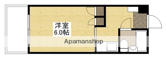 第2品川ビル(1K/5階)の間取り写真