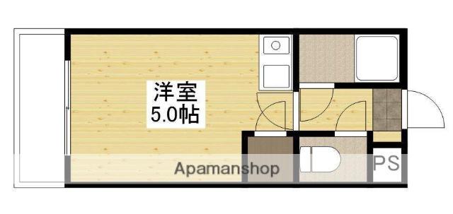 コーポNSR(1K/2階)の間取り写真