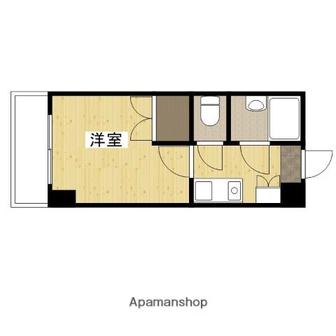 コーポNSR(1K/1階)の間取り写真