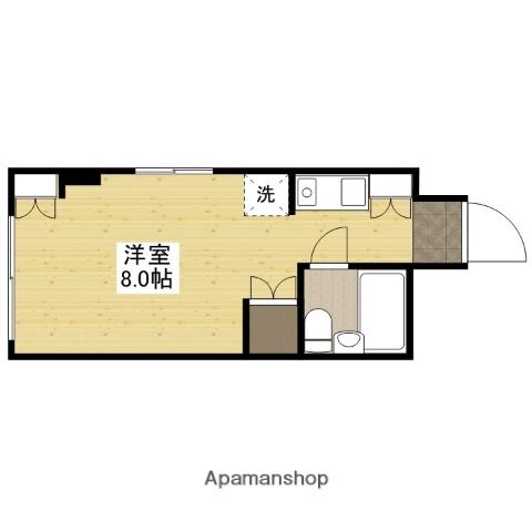 M.Aビル(ワンルーム/4階)の間取り写真