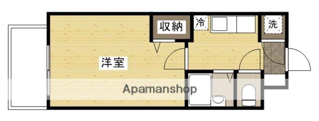 観音町ビル(1K/8階)の間取り写真