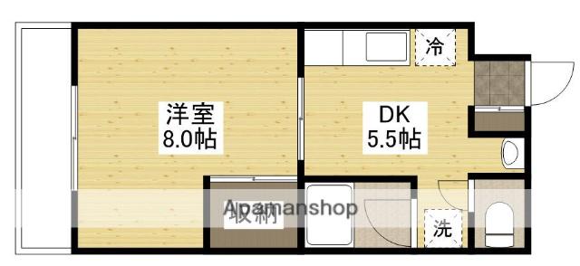 小町つくねビル(1DK/5階)の間取り写真