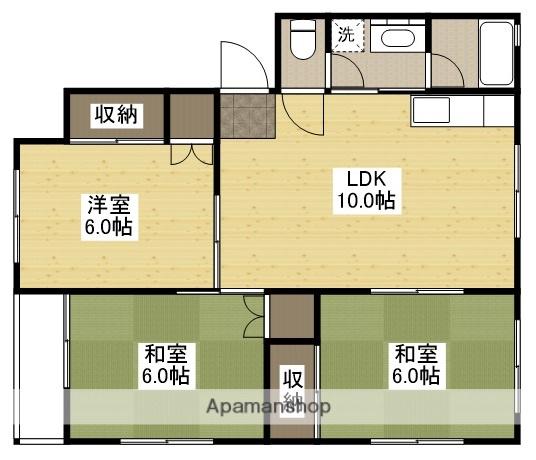 和弘ビル(3LDK/3階)の間取り写真