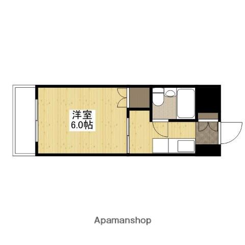 舟入松尾ビル(1K/7階)の間取り写真