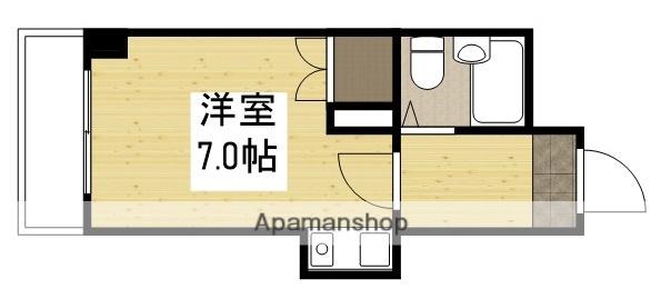 セクション22(ワンルーム/3階)の間取り写真