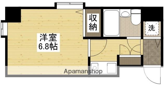ダイアパレス横川公園(1K/7階)の間取り写真