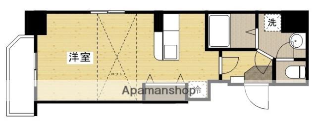 LION大手町(ワンルーム/7階)の間取り写真