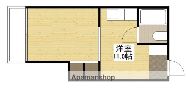 ハイム下古田(ワンルーム/3階)の間取り写真