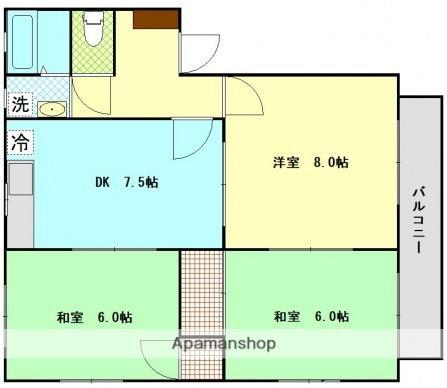 シンフォニカ.T&Y(3DK/2階)の間取り写真